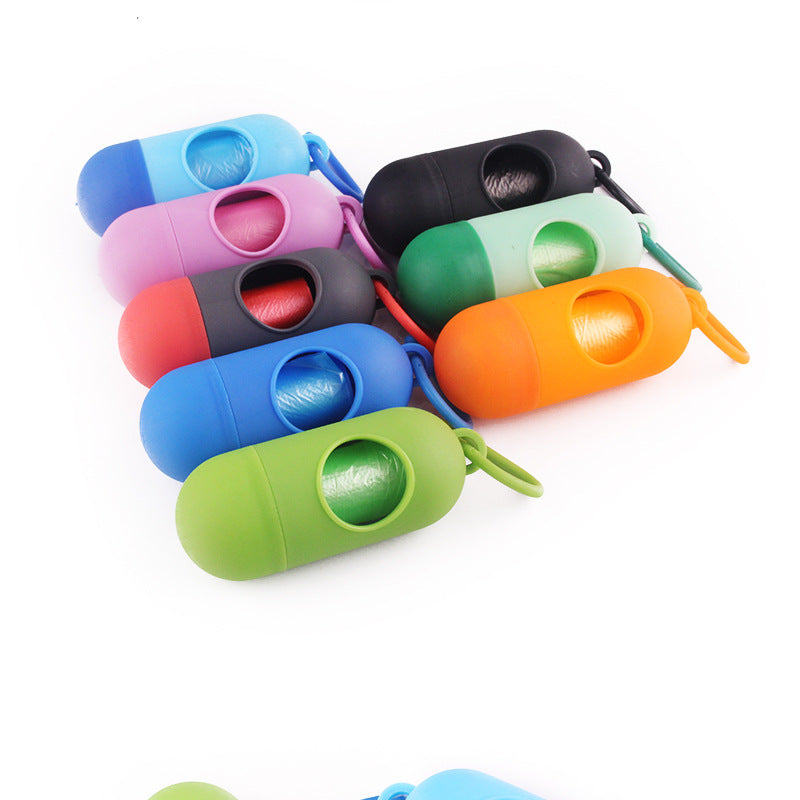 Portable Dog Poop Bag & Pill Holder Set