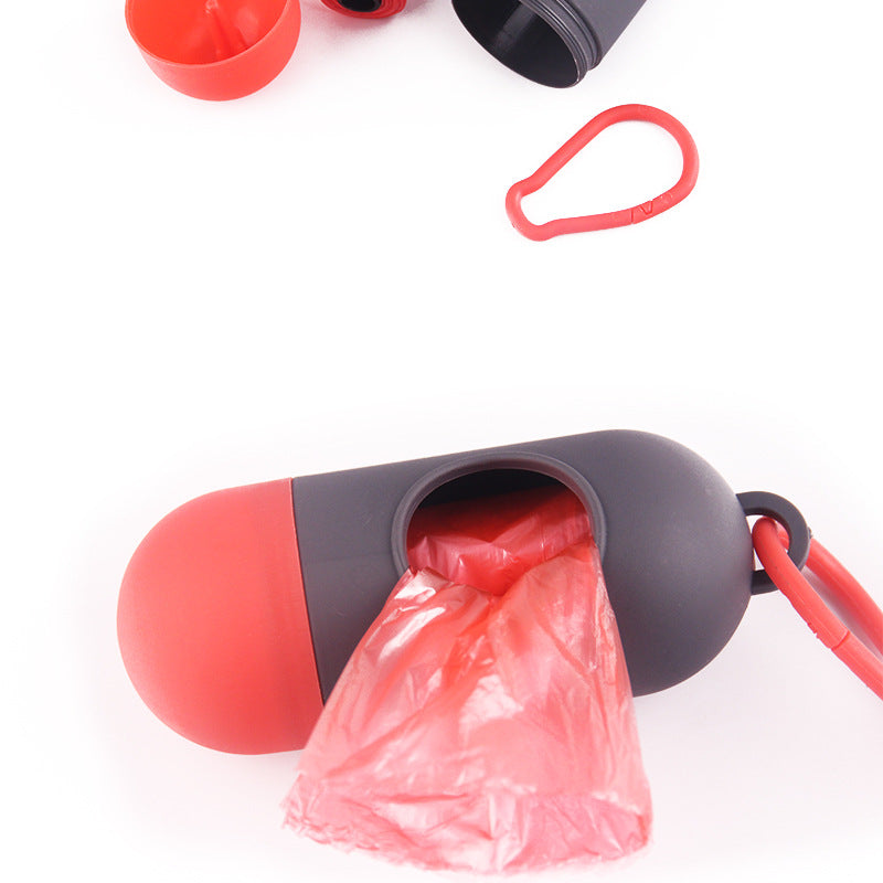 Portable Dog Poop Bag & Pill Holder Set