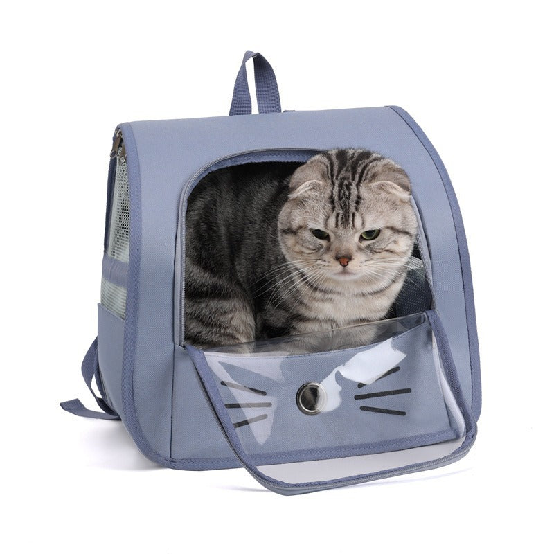 Cozy Breathable Pet Backpack for Cats & Small Dogs